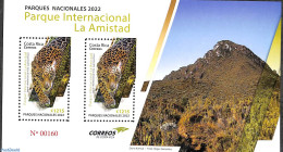 Costa Rica 2022 National Park La Amistad S/s, Mint NH, Nature - Cat Family - National Parks - Natur