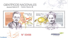 Costa Rica 2022 Scientists S/s, Mint NH, Nature - Flowers & Plants - Costa Rica
