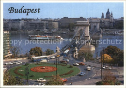72597199 Budapest Panorama Loewenbruecke Budapest - Hongrie