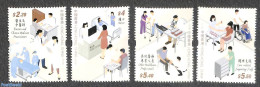 Hong Kong 2023 Health Workers 4v, Mint NH, Health - Health - Ungebraucht