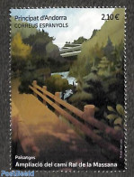 Andorra, Spanish Post 2023 Enlargement Of The Ral De La Massana Hike 1v, Mint NH - Unused Stamps
