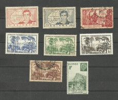 GUINEE N°148, 150, 151, 160, 161, 163, 165, 176 Cote 8.30€ - Used Stamps