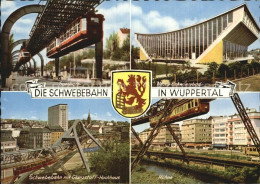 72597154 Wuppertal Schwebebahn Sonnborn Neues Schwimmbad Glanzstoff Hochhaus Hoe - Wuppertal