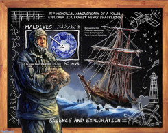 Maldives 2017 Sir Ernest Henry Shackleton S/s, Mint NH, History - Science - Transport - Explorers - The Arctic & Antar.. - Erforscher