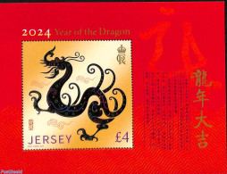 Jersey 2024 Year Of The Dragon S/s, Mint NH, Various - New Year - Anno Nuovo