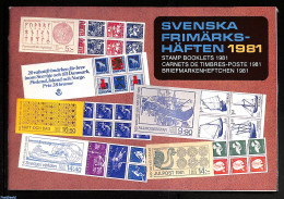 Sweden 1981 Official Booklet Yearset 1981, Mint NH, Various - Stamp Booklets - Yearsets (by Country) - Neufs