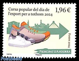 Andorra, French Post 2024 Popular Sport Race 1v, Mint NH, Sport - Sport (other And Mixed) - Ungebraucht