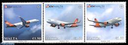 Malta 2024 KM Malta Airlines 3v [::], Mint NH, Transport - Aircraft & Aviation - Avions