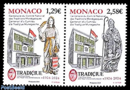 Monaco 2024 Traditions 2v [:], Mint NH, Various - Folklore - Unused Stamps