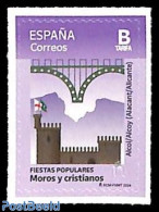 Spain 2024 Moros Y Cristianos Festival 1v S-a, Mint NH, Art - Bridges And Tunnels - Nuovi
