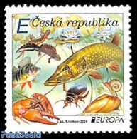 Czech Republic 2024 Europa, Marine Life 1v, Mint NH, History - Nature - Europa (cept) - Fish - Shells & Crustaceans - .. - Andere & Zonder Classificatie