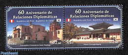 Peru 2023 Diplomatic Relations With Korea 2v [:], Mint NH - Other & Unclassified