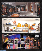 Spain 2024 Museums 3v, Mint NH, Art - Museums - Neufs