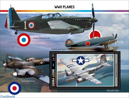Sierra Leone 2023 WW2 Planes, Mint NH, History - Transport - World War II - Aircraft & Aviation - 2. Weltkrieg