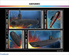 Sierra Leone 2023 Submarines, Mint NH, Transport - Ships And Boats - Bateaux