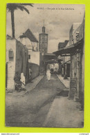 Maroc RABAT Mosquée Rue Sidi-Fatka En 1918 Animée VOIR DOS - Rabat