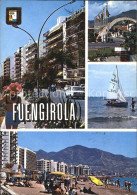 72596680 Fuengirola Costa Del Sol Promenade Segelboot Strand Spanien - Autres & Non Classés