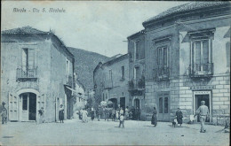 Cs126 Cartolina Airola Via S.michele Provincia Di Benevento Bella! 1927 - Benevento