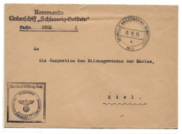 Feldpost Schiffspost Marine Linienschiff Schleswig Holstein 1936 - Feldpost 2da Guerra Mundial