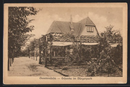 AK Geestemünde, Gasthaus Schenke Im Bürgerpark Mit Strasse  - Other & Unclassified