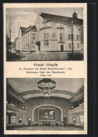 AK Grossröhrsdorf I. Sa., Hotel Haufe, Schönster Saal Der Oberlausitz  - Grossröhrsdorf