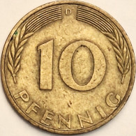 Germany Federal Republic - 10 Pfennig 1969 D, KM# 108 (#4634) - 10 Pfennig