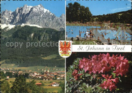 72594660 St Johann Tirol Wilder Kaiser Schwimmbad Panorama Alpenrosen St. Johann - Sonstige & Ohne Zuordnung