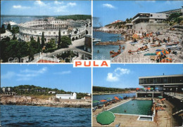 72593716 Pola Pula Croatia Amphiteater Strand Swimmingpool  - Croatie
