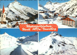 72592730 Warth Vorarlberg Wintersportzentrum Ortsansicht Mit Kirche Alpenpanoram - Other & Unclassified