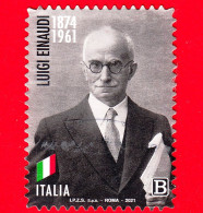 ITALIA - Usato - 2021 - 60 Anni Della Morte Di Luigi Einaudi, Presidente - Ritratto - B - 2021-...: Used