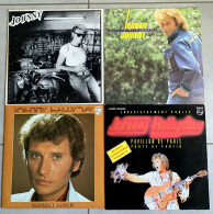 Vinyles 33T - Lot 4 Disques De Johnny Hallyday - Disco, Pop