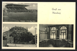 AK Nürnberg, Gasthof Reichswald In Der Zerzabelshoferhauptstrasse 2, Clubplatz Des 1. FCN  - Autres & Non Classés
