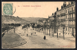 CPA Valence, Avenue Gambetta  - Valence