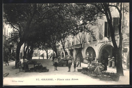 CPA Grasse, Place Aux Aires  - Grasse