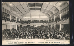 CPA Limoges, Salle Des Fetes De L`Union  - Limoges