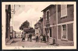 CPA St-Georges-La-Pouge, Route Du Puy  - Autres & Non Classés