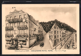 CPA Trouville-sur-Mer, Angleterre Royal Hotel, Rue De La Plage  - Trouville