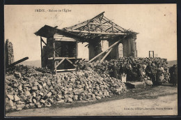 CPA Prény, Ruines De L`Eglise  - Autres & Non Classés