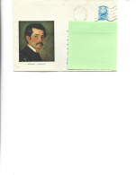 Romania-Postal St.cover Uused 1975(11) -  Painter Ion Andreescu- Self-portrait - Postal Stationery