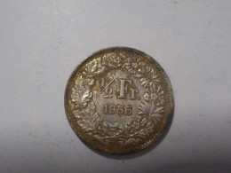 SUISSE  1/2 Franc 1955 - 1/2 Franc