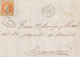 CARTA  1862    TARRASA - Storia Postale