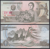 KOREA 1 Won Banknote 1992 UNC (1) Pick 39s Specimen   (23949 - Otros – Asia
