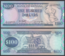 GUYANA 100 Dollars Banknote ND (1989) Pick 28 UNC (1)  23991 - Other - America