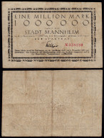 MANNHEIM 1 Million Mark Notgeld 1923 F (4)   (24152 - Autres & Non Classés