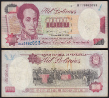 Venezuela 1000 Bolivares Banknote 1992 F (4) Pick 73c  (24212 - Altri – America