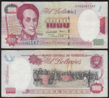 Venezuela 1000 Bolivares Banknote 1995 F (4) Pick 76b  (24213 - Other - America