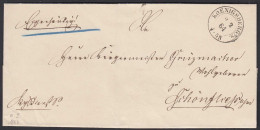 Preussen Umschlag 1864 Königsberg K2 Nach Schönfließ   (24552 - Sonstige & Ohne Zuordnung