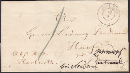 Preussen Umschlag Ca. 1840 Soldin K2 (Myślibórz) Pommern   (24553 - Sonstige & Ohne Zuordnung
