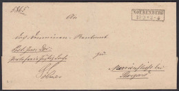 Preussen Umschlag NOERENBERG R2 Ińsko - STARGARD Marienfließ  (24560 - Other & Unclassified