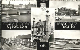 72591665 Venlo Viaduct Met Vleestraat Station Keulsa Poort Stadhuis Maasbrug Ven - Autres & Non Classés